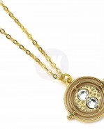 Harry Potter Pendant & Necklace Fixed Time Turner (gold plated)